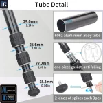 INNOREL HT284A Heavy-Duty Tripod for DSLR Cameras 3