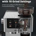20 Bar Espresso Maker with Burr Grinder 3