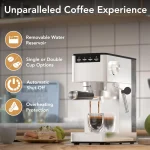 Compact 20-Bar Stainless Steel Espresso Maker 3