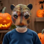 Tiger Full Head Latex Halloween Cosplay Mask 1