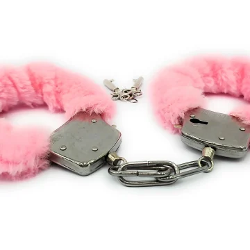 Plush Toy Handcuffs Cosplay Stage Props 2