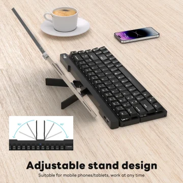 Royal Kludge RKF68 Foldable Bluetooth Keyboard 2 | PricZone Royal Kludge RKF68 Foldable Bluetooth Keyboard 2 | PricZone
