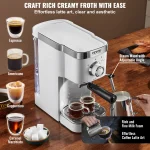 SucceBuy 15 Bar Espresso Machine with Frother 4