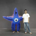 Adult Starfish Inflatable Costume Mascot 6