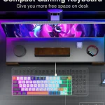 SOLAKAKA SK968 68-Key RGB Gaming Keyboard 6