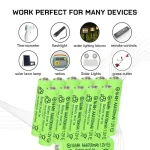 48PCS AA NiMH Rechargeable Batteries 33600mAh 4