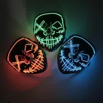 LED Purge Glow Mask for Halloween Cosplay 4