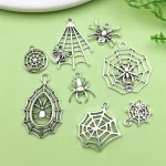 Antique Silver Halloween Charms 10 or 13pcs 4