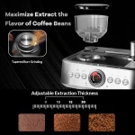 20 Bar Espresso Machine with Grinder/Frother 5