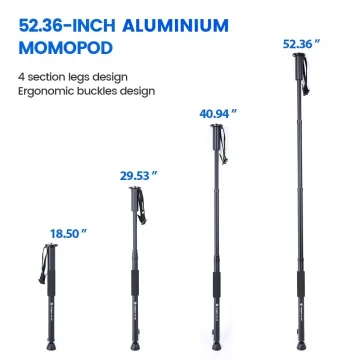 Fotopro 132cm Travel Camera Monopod AK64N 2 | PricZone Fotopro 132cm Travel Camera Monopod AK 64N 2 | PricZone