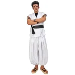 Ryomen Sukuna JJK Mens White Cosplay Costume Set 4
