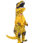 Kids T Rex Inflatable Dinosaur Mascot Costume 6