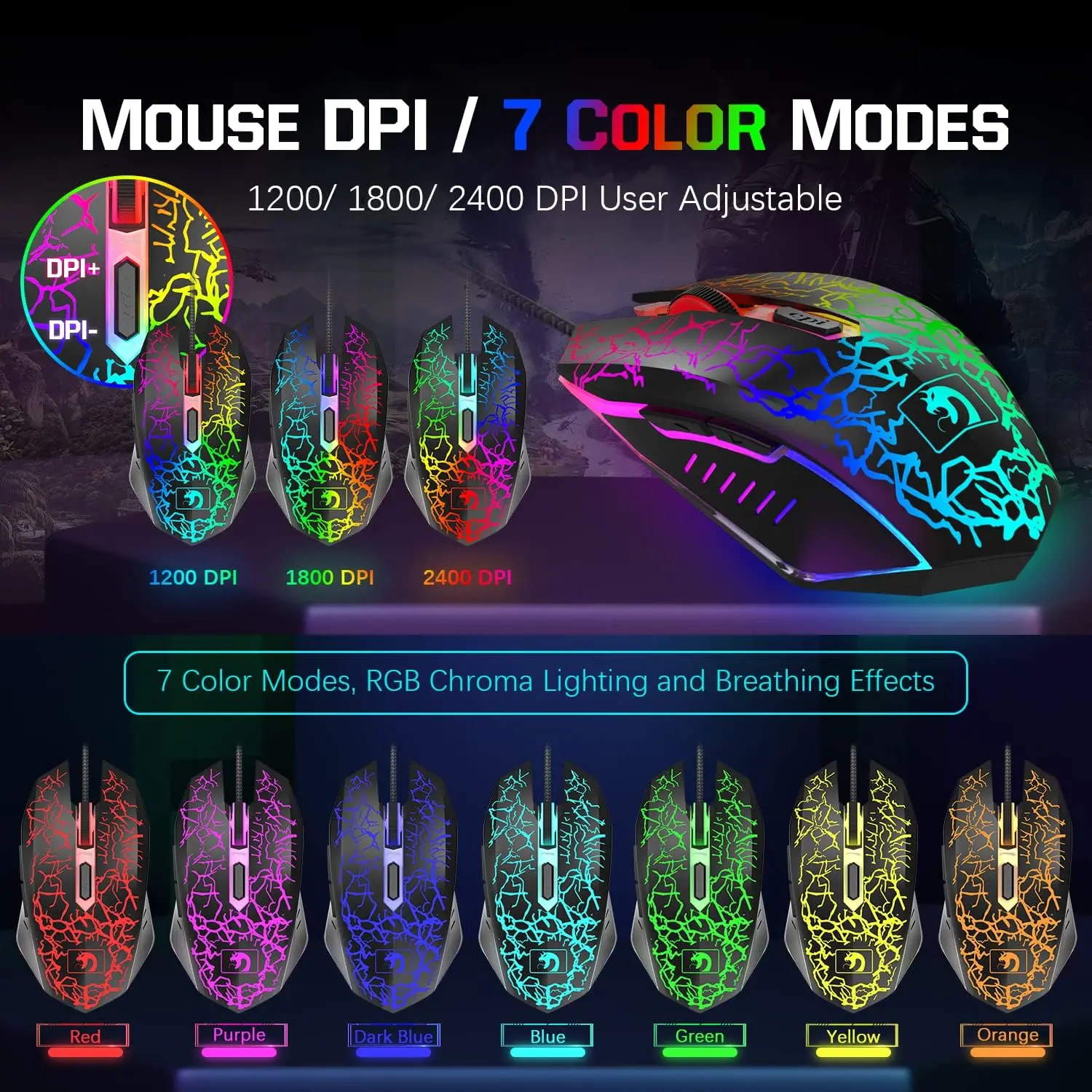MANBASNAKE T11 Gaming Keyboard Mouse Combo 3 MANBASNAKE T11 Gaming Keyboard Mouse Combo 3