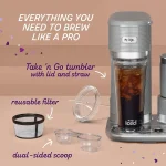 Latte Lux 4-in-1 Iced Hot Coffee Maker Frother 3