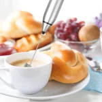 Portable USB Milk Frother Handheld Coffee Whisk 2