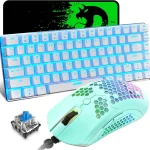 Ziyou Lang Blue LED Gaming Keyboard Set 1