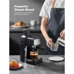 Compact 800W Espresso Machine with Steam Wand 4