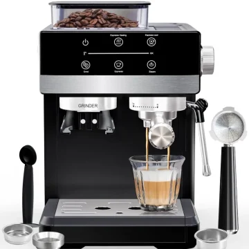 Bluebow 20-Bar Espresso Machine with Grinder 1