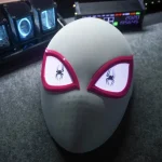 LED Eyes Cosplay Helmet Glow Mask Halloween 6