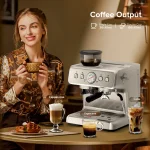20 Bar Espresso Maker with Grinder and Frother 6