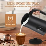 4 in 1 Electric Milk Frother and Steamer 350ml 6