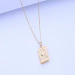 Moon Star Pendant Necklace with Book Charm 3