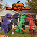 Adult T Rex Inflatable Costume Mascot Parade 1