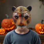 Tiger Full Head Latex Halloween Cosplay Mask 2