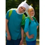 Kids Finn Bunny Ear Cosplay Hat with Backpack 2