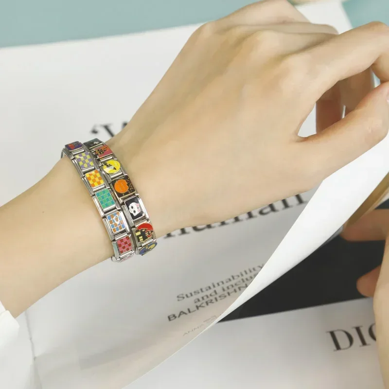 Halloween Italian Charm 9mm Pumpkin Ghost Witch 3 Halloween Italian Charm 9mm Pumpkin Ghost Witch 3