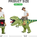 Adult Ride-On Inflatable T-Rex Costume 4