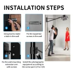 Adjustable Wall Mount Boom Arm for Studio Lights 5