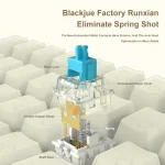 Ajazz AK992 98-Key RGB Mechanical Keyboard 6