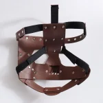 Roman Gladiator Leather Mask Helmet for Cosplay 6