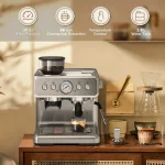 20 Bar Espresso Maker with Grinder and Frother 3