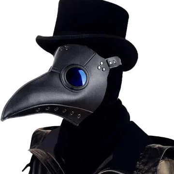 Raxwalker Plague Doctor Leather Steampunk Mask 2