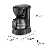 Programmable 1.8L Digital Drip Coffee Maker 6