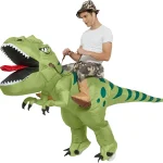 Adult Ride-On Inflatable T-Rex Costume 5