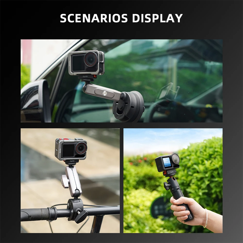 DJI Action 45 Magnetic Camera Mount Base 4 DJI Action 4/5 Magnetic Camera Mount Base 4