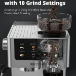Airmsen 20 Bar Espresso Machine with Grinder 2