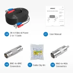 ANNKE 100ft BNC Video Power Cable 4 Pack 5