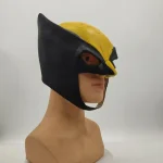 Latex Masquerade Helmet Mask for Halloween Cosplay 4