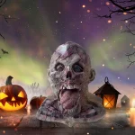 Lightweight Creepy Skull Mask for Halloween 3