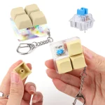 Keyboard Fidget Keychain with LED Light 5