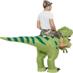 Adult Ride-On Inflatable T-Rex Costume 6