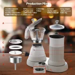 2-in-1 Espresso Maker with Milk Frother 3