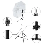 Adjustable 200cm Photography Light Tripod Stand 5