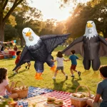 Adult Inflatable Eagle Costume Halloween Cosplay 2