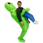 Green Alien Inflatable Costume for Adults 5