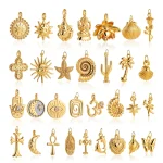 Moon Star Sun Evil Eyes Pendants Stainless 2